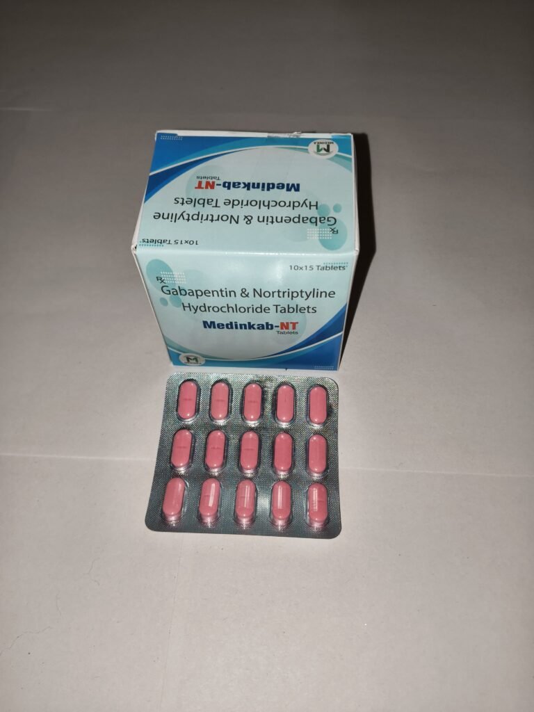 Medinka-NT Tablets | Gabapentin & Nortriptyline Hydrochloride | Medinka