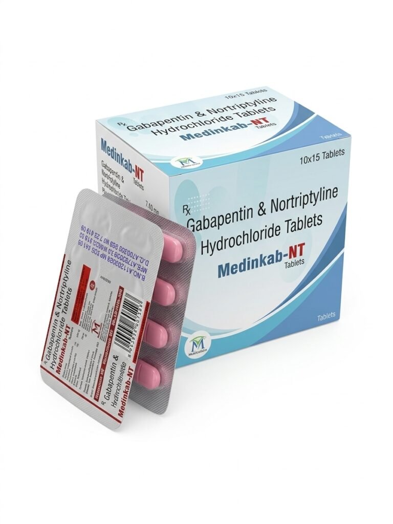 Medinka-NT Tablets | Gabapentin & Nortriptyline Hydrochloride | Medinka